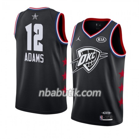 NBA Mænd Trøje Oklahoma City Thunder Steven Adams 12 2019 All-Star Jordan Brand Sort Swingman NBA Mænd Trøje Oklahoma City Thunder Steven Adams 12 2019 All-Star Jordan Brand Sort Swingman